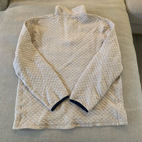J. Crew Quilted Half Zip Pullover Size L  #BS847 - Picture 2 of 4